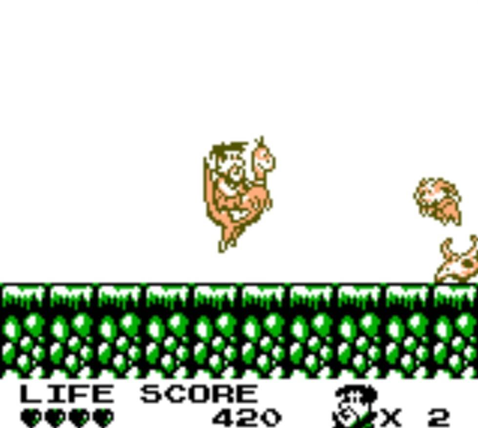 Flintstones - King Rock Treasure Island - геймплей игры Game Boy